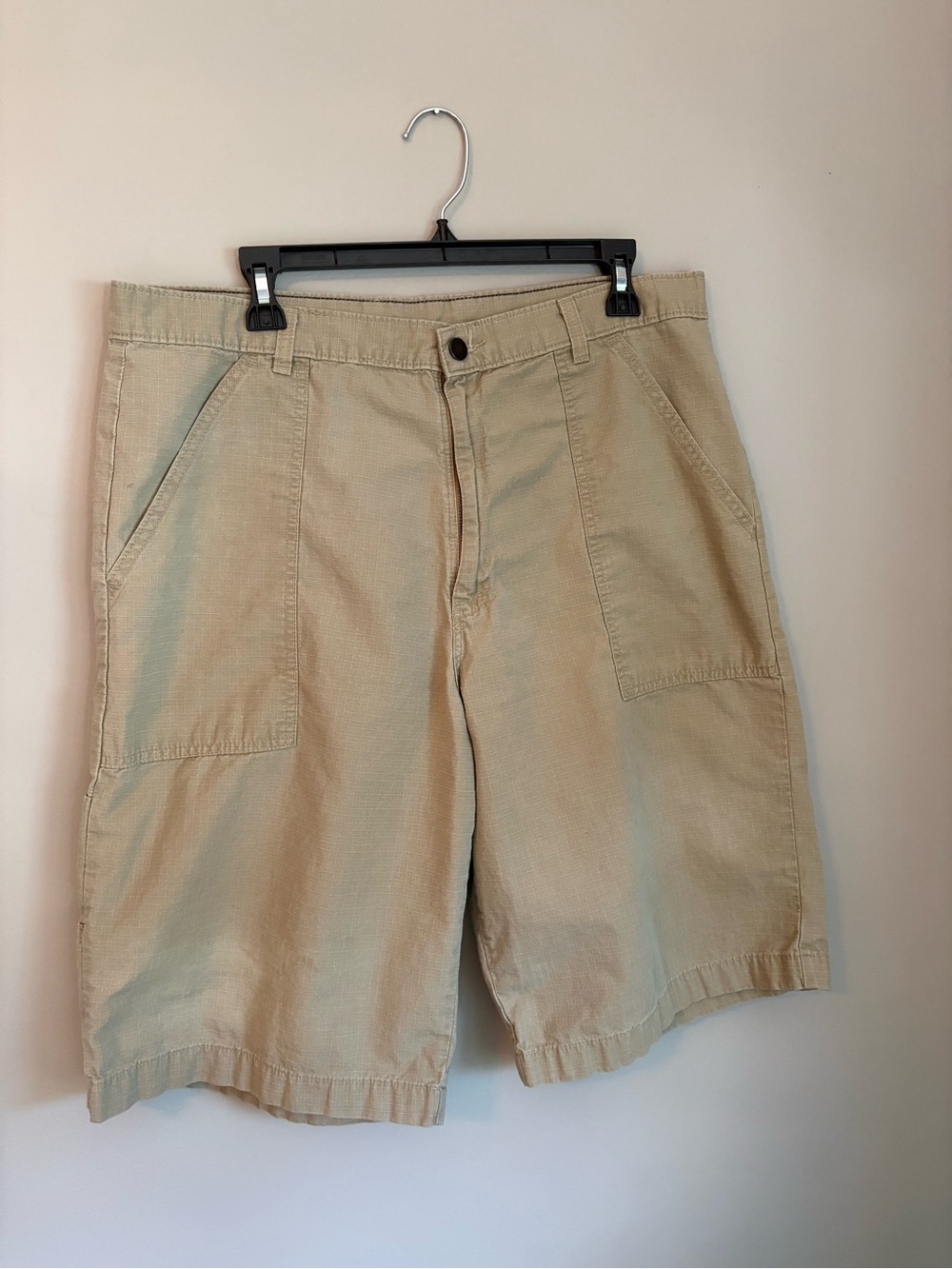 Dickies Men's Khaki Workwear RipStop Carpenter Utility Shorts size 36
